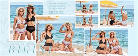 Amazon Astylish Women S High Waist Two Pieces Bikini Set Halter Straps Tassel Swimsuit Blue