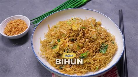 Resep Bihun Goreng Ebi Youtube