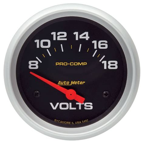 2 58 Voltmeter 8 18v Air Core Pro Comp