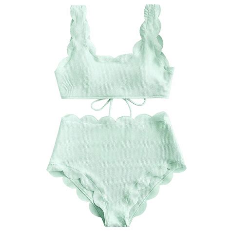 Zestaw Bikini Z Wysokim Stanem 12369450599 Oficjalne Archiwum Allegro