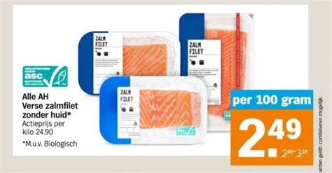 Verse Zalmfilet Aanbieding Bij Albert Heijn