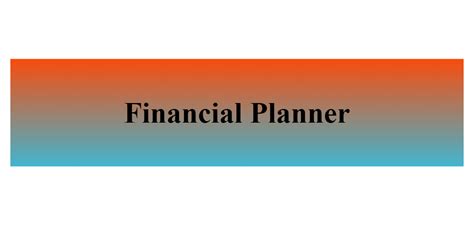 Financial Planner - BuildFreeResume.com