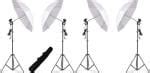 Buy Hiffin E Studio Single Holder Kit Umbrella White Studio Light