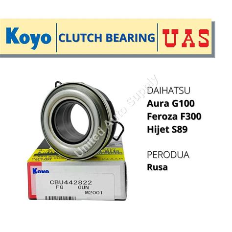 Koyo Clutch Bearing For Daihatsu G S Feroza F Perodua Rusa