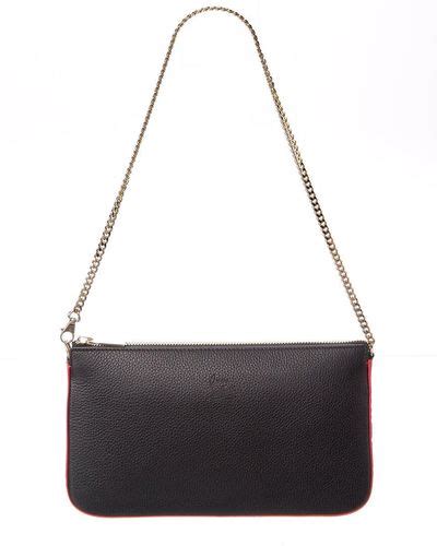 Black Christian Louboutin Shoulder Bags For Women Lyst