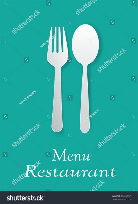 Restaurant Menu Card Design Template Stock Vector Royalty Free 284690645