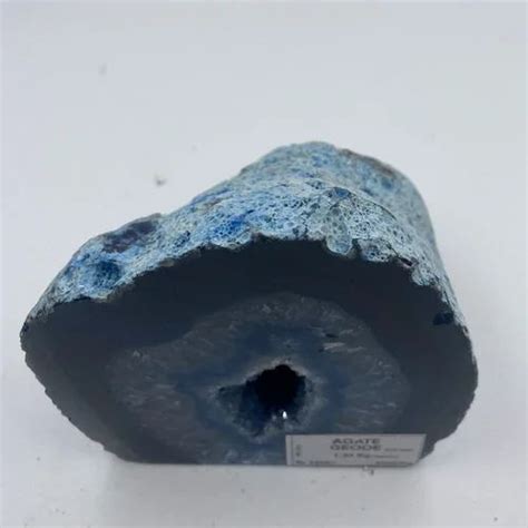 Natural Free Form Blue Agate Geodes at best price in Jaipur | ID ...