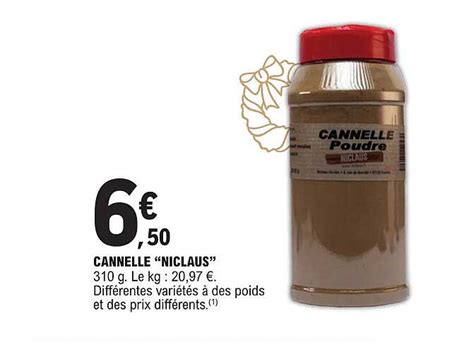 Promo Cannelle Niclaus Chez E Leclerc Icatalogue Fr