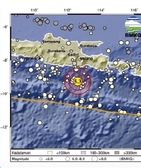 Dua Gempa Guncang Jawa Timur Malang Dan Pacitan Jatim1