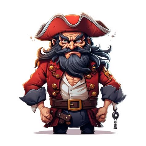 Vector De Dibujos Animados Piratas Vector Premium