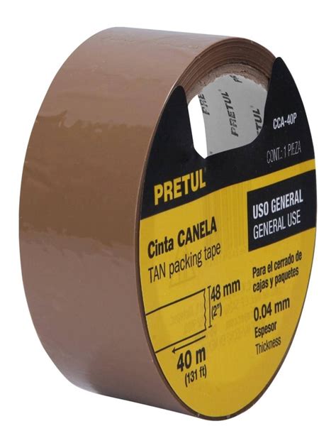 Cinta de empaque 48 mm x 40 m canela Pretul Moda de Mujer SHEIN México