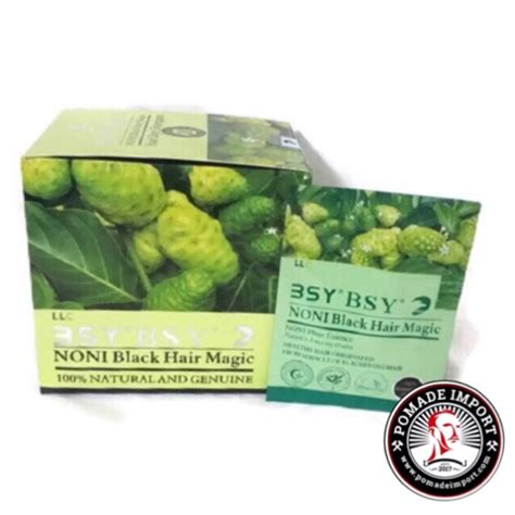 BSY Noni Black Hair Magic 1 Box 20 X 20ml Sachet Shopee Malaysia