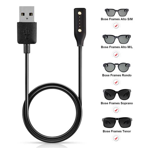 Charging Cable For Bose Frames Alto S M L Smart Glasses Charger For Bose Frames Rondo Soprano