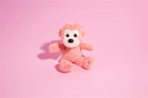 Free Photo Cute And Fluffy Monkey Toy