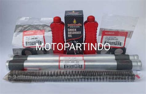 PAKET AS SHOCK PLUS SEAL SHOCK OLI SHOCK DAN PER SHOCK DEPAN HONDA