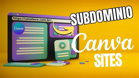 💻 Como Criar Subdominios Em Sites No Canva Site Youtube