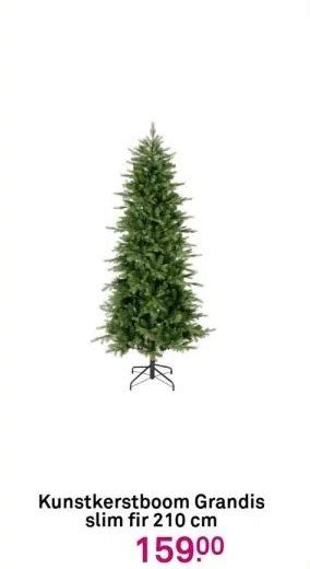 Kunstkerstboom Grandis Slim Fir Cm Aanbieding Bij Karwei