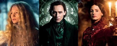 Tom Hiddleston Mia Wasikowska E Jessica Chastain Estampam Os Novos