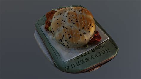 ArtStation - BURGER GAME READY 3D MODEL | Game Assets