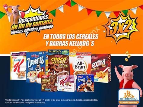 En Chedraui 3x2 En Cereales Y Barras Kelloggs