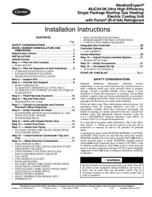 Fillable Online Lc Weatherexpert Series Ultra High Efficiency