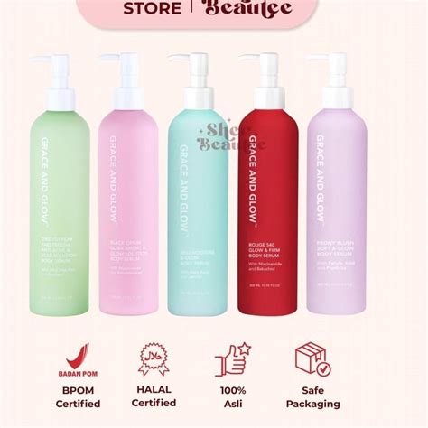 Jual Baru Grace And Glow Body Serum All Varian 300ml Shopee Indonesia