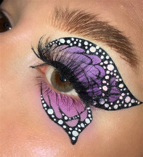 Butterfly Hot Makeup Trends For The Season Purple Butterfly Makeup