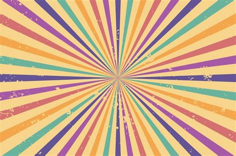 Premium Vector Abstract Vintage Retro Sunburst Rays Background