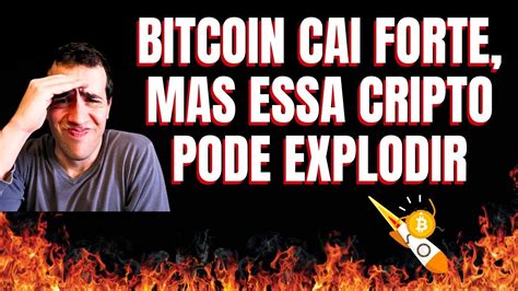 URGENTE Bitcoin BTC Cai 10 E Eu Trago Uma Nova Criptomoeda Para