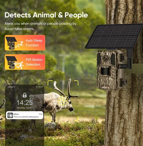 Ls Vision G Solar Outdoor Wildlife Trail Camera Mp Cmos Ip