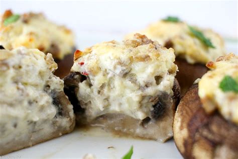 Italian Sausage Stuffed Mushrooms The Chunky Chef