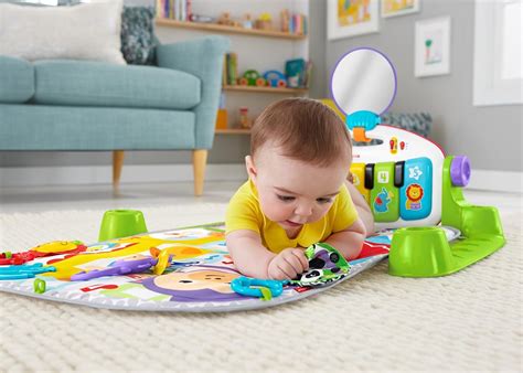Tapete Atividades Fisher Price - Fisher-Price Tapete de Atividades Ginásio Pianinho Deluxe - Mattel FWT22
