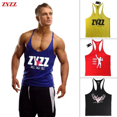 Tank Top Men Zyzz Gasp Golds Gym Fitness Singlets Bodybuilding Stringer