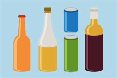 Set of Bottle and Can Illustration Graphic by yellagraphic · Creative Fabrica