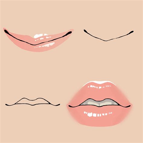 Dibujos De Labios Para Imprimir Como Dibujar Labioslips