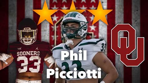 Phil Picciotti Highlights Reaction Oklahoma Football Commit Youtube