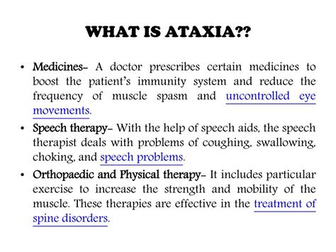 Ppt Ataxia Causes Symptoms Diagnosis And Treatment Powerpoint