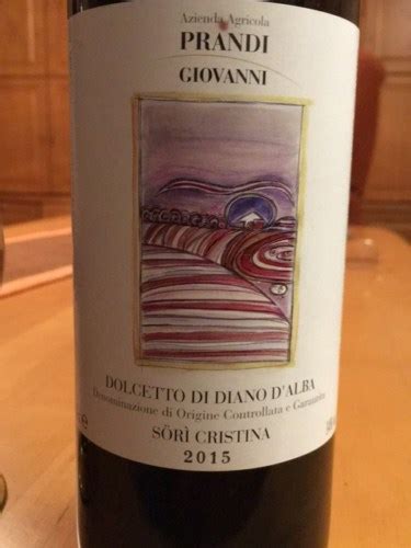 Prandi Giovanni Dolcetto di Diano d Alba Sorì Cristina Vivino