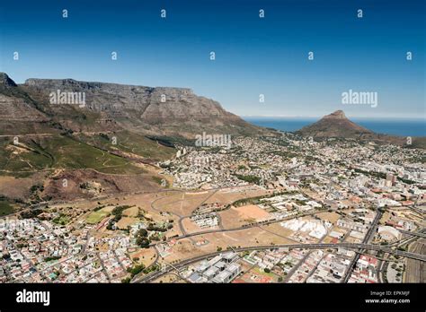 South Africa, aerial view of Cape Town Stock Photo - Alamy