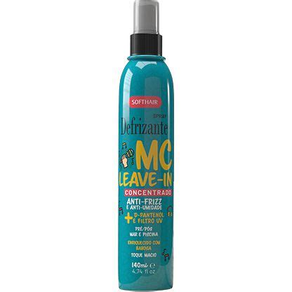 Soft Hair Spray Defrizante Mc Leave In D Pantenol Concentrado 140mL