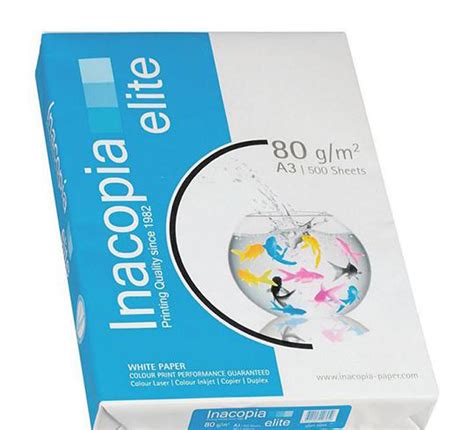 Lot de 5 Ramettes de papier blanc INACOPIA A3 80g m² 500 feuilles