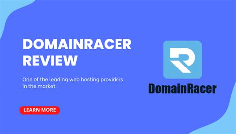 Domainracer Web Hosting Review Style Vanity