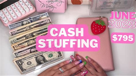 Cash Envelope Stuffing 795 Cash Stuffing For Beginners Debt Snowball Youtube