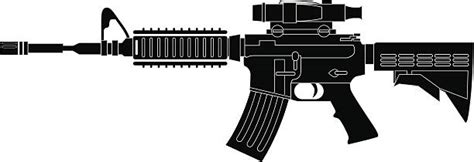 50 M4 Assault Rifle Stock Illustrations Royalty Free Vector Graphics And Clip Art Istock