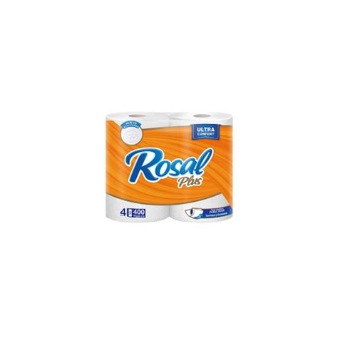 Papel Higienico Rosal Plus Rollos Hojas