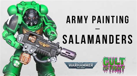 How To Paint SALAMANDERS Space Marines For Your Warhammer 40k Armies