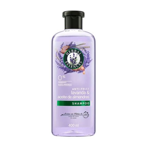 Shampoo Herbal Essences Anti Frizz Lavanda Aceite De Almendras Ml