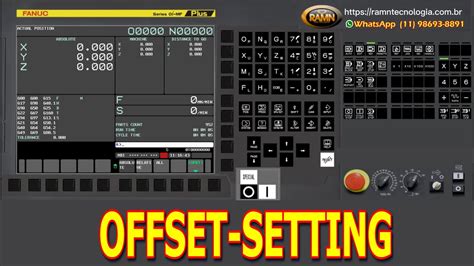 Offset Setting Cnc Fanuc Youtube