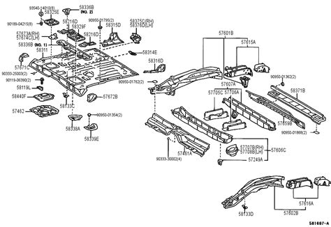 Rear Floor Side Panel Extension Right Hand 58315 42030 Autoparts