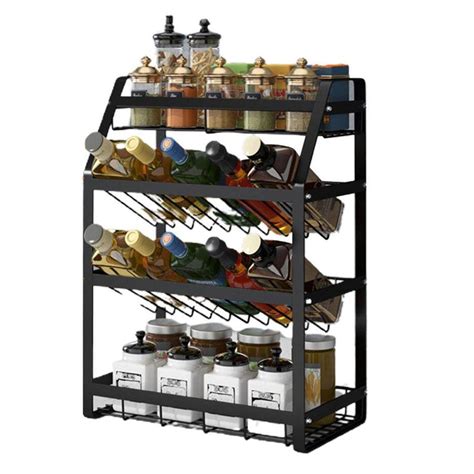 Premium Steel Kitchen Spice Rack Organizer